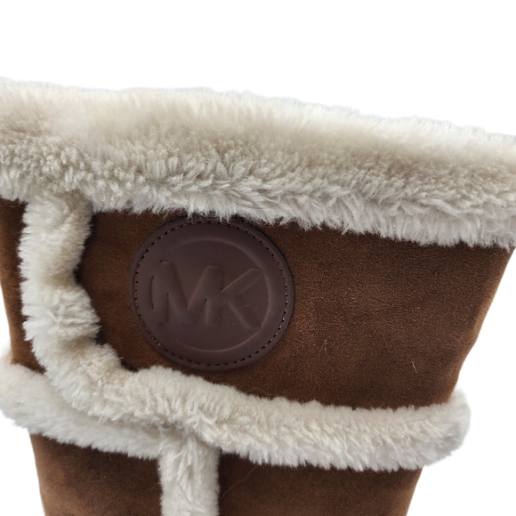 Michael Kors Suede Faux Shearling Alina Cozy Boot - Picture 5 of 8